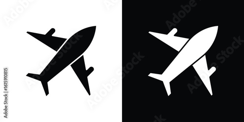 Plane icon. Vector Template. Concept Icon flat design.