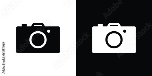 Photo Camera icon. Vector Template. Concept Icon flat design.
