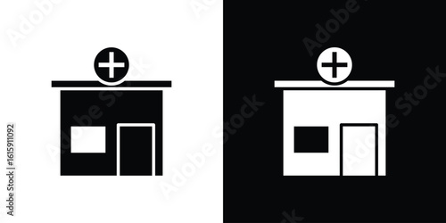 Pharmacy icon. Vector Template. Concept Icon flat design.
