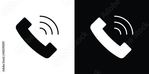 Phone call icon. Vector Template. Concept Icon flat design.
