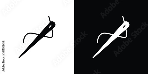 Needle icon. Vector Template. Concept Icon flat design.