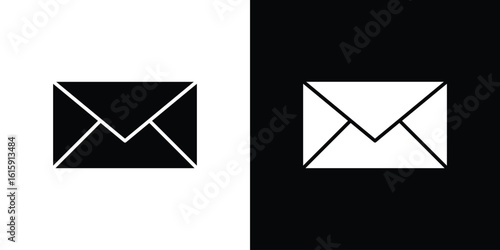 Mail icon. Vector Template. Concept Icon flat design.