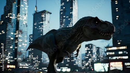 T-Rex in the City Prehistoric Beast Roars Again!
