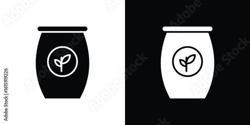 Fertilizer icon. Vector Template. Concept Icon flat design.
