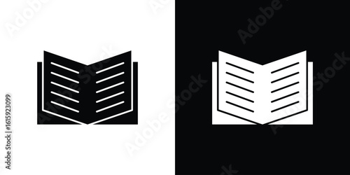 Book icon. Vector Template. Concept Icon flat design.