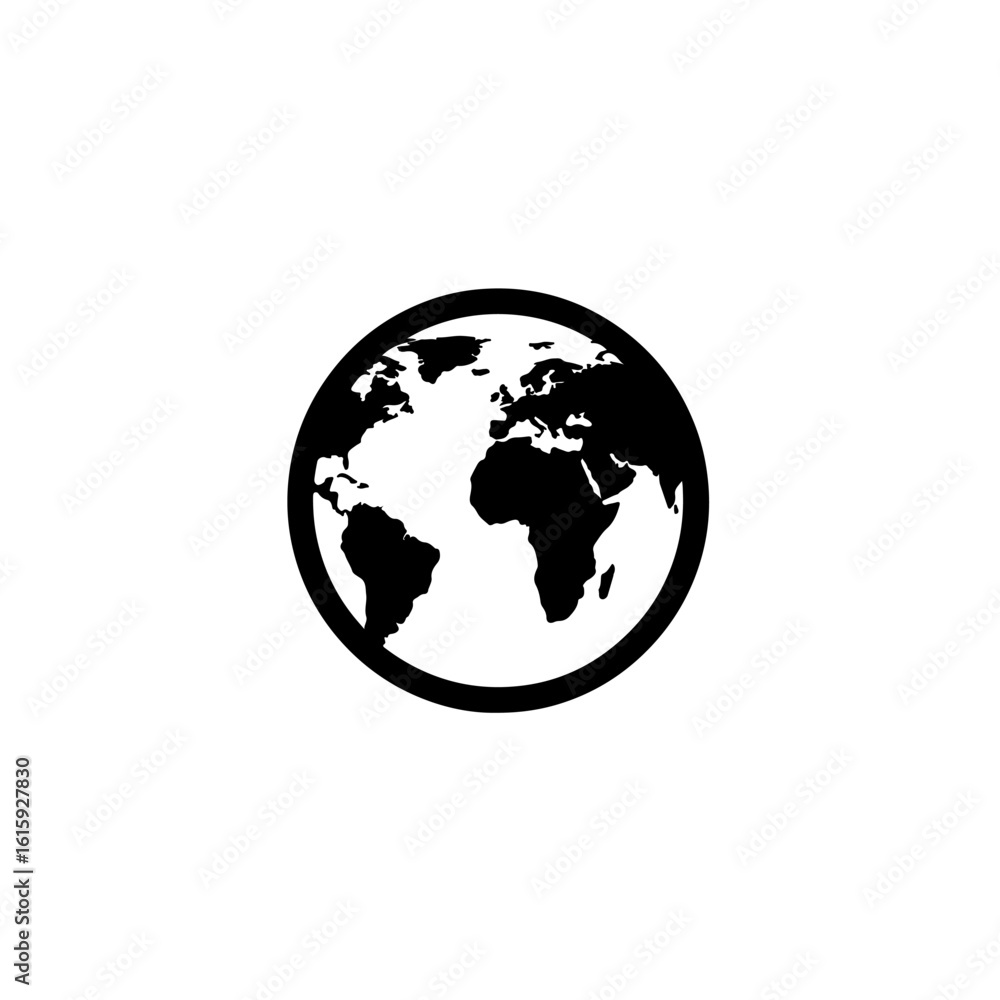 Fototapeta premium earth globe on white