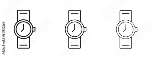 Watch icon symbol for Info Graphic, Design Elements and Websites