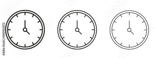 Time icon symbol for Info Graphic, Design Elements and Websites