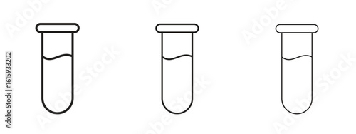 Test tube icon symbol for Info Graphic, Design Elements and Websites
