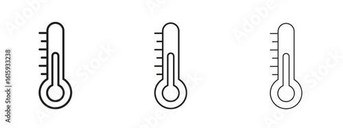 Temperature icon symbol for Info Graphic, Design Elements and Websites