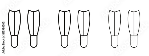 Scuba diving icon symbol for Info Graphic, Design Elements and Websites