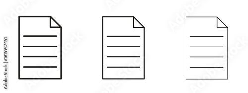 Receipt icon symbol for Info Graphic, Design Elements and Websites