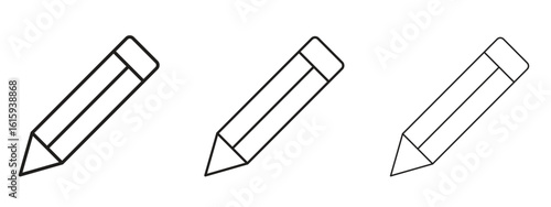 Pencil icon symbol for Info Graphic, Design Elements and Websites