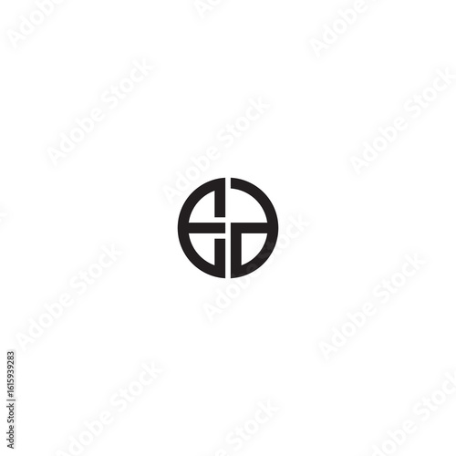 ed letter vector logo abstract