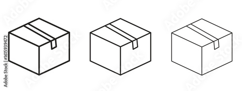 Package icon symbol for Info Graphic, Design Elements and Websites