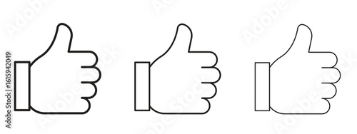 Like icon symbol for Info Graphic, Design Elements and Websites