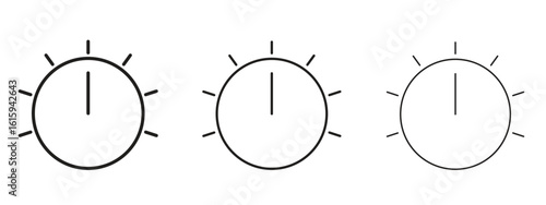 Knob icon symbol for Info Graphic, Design Elements and Websites