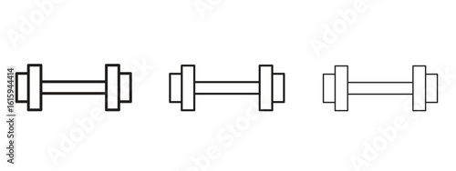 Gym icon symbol for Info Graphic, Design Elements and Websites