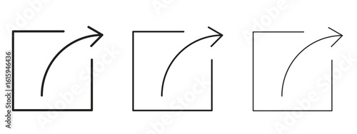 Export icon symbol for Info Graphic, Design Elements and Websites