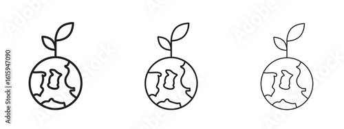 Environment icon symbol for Info Graphic, Design Elements and Websites