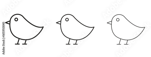 Chick icon symbol for Info Graphic, Design Elements and Websites