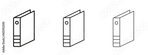 Binder icon symbol for Info Graphic, Design Elements and Websites