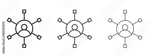 Affiliate marketing icon symbol for Info Graphic, Design Elements and Websites