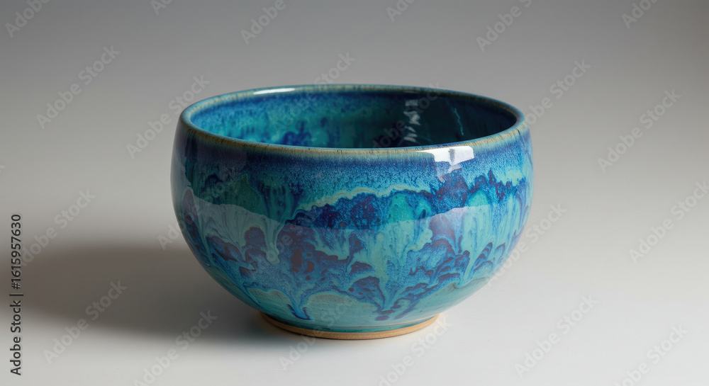 custom made wallpaper toronto digitalHandPainted Turquoise Ceramic Bowl.