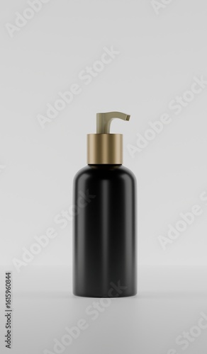 Cosmetic Products on Podium with water white Background, Beauty and Skincare Concept