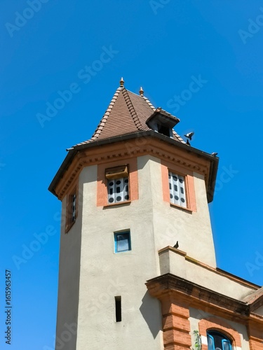 A well-preserved old dovecote with its openings and dungeon