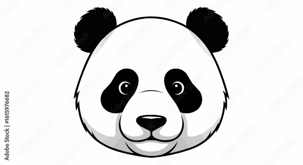 Fototapeta premium panda bear vector