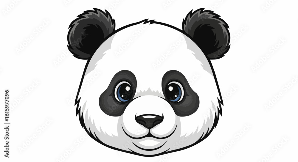 Fototapeta premium panda bear cartoon