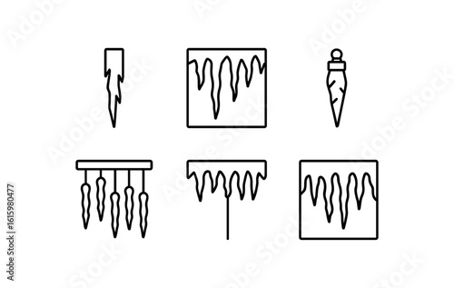 straight perfect stroke icon mono icons style isolated icicle pendant ch icicle window decal icicle shaped LED icicle wind icicle cake topper icicle stencil template