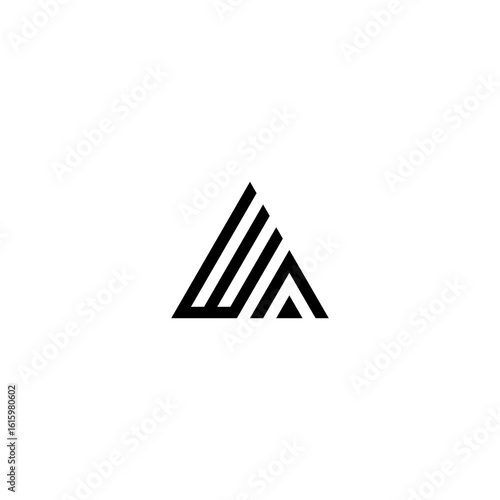 Free Download wa letter vector logo abstract - GFXLoad