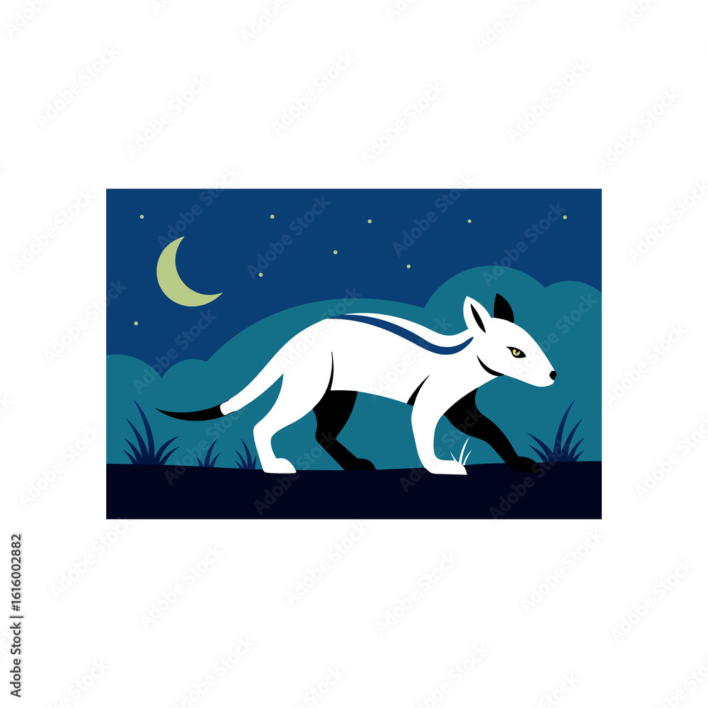 Fototapeta premium vector illustration of a polar bear