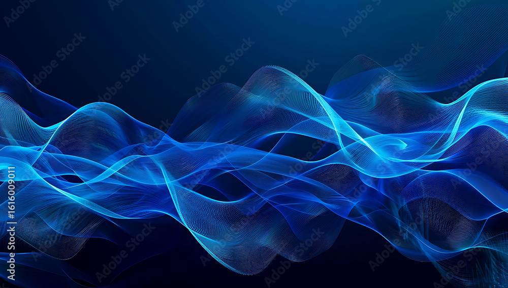 Obraz premium blue smoke background