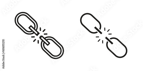 Weak icon for social media, app, and web design. Vector illustration.