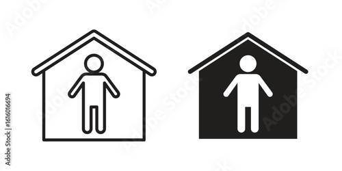 Tenant icon for social media, app, and web design. Vector illustration.