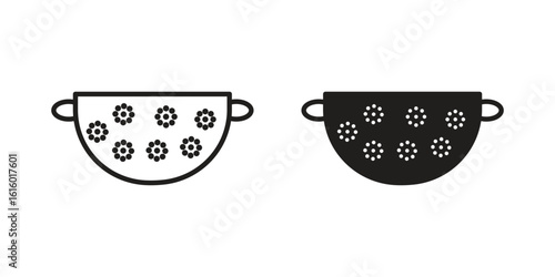 Strainer icon for social media, app, and web design. Vector illustration.