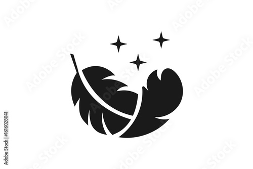 Eco cosmetics icon. Sensitive skin stamp, badge or sticker. Organic skin care component. Vector illustration