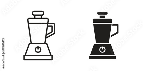 Food processor icon for social media, app, and web design. Vector illustration.
