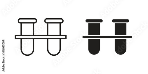 Communicating vessels icon for social media, app, and web design. Vector illustration.