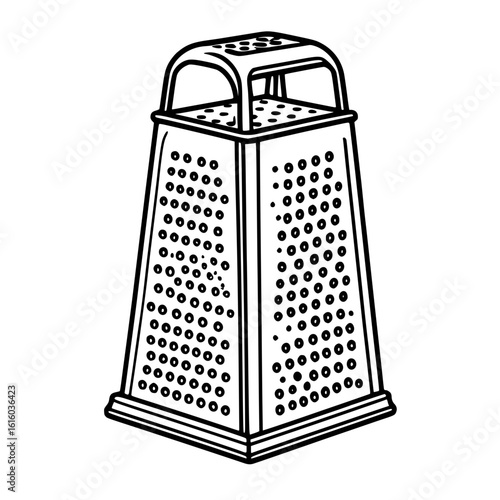 grater isolated on white background