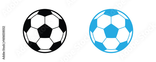 Soccer ball icon. football symbol sign for sports apps and websites.Soccer ball icon set in line style. football simple black style symbol sign for sports apps and website,