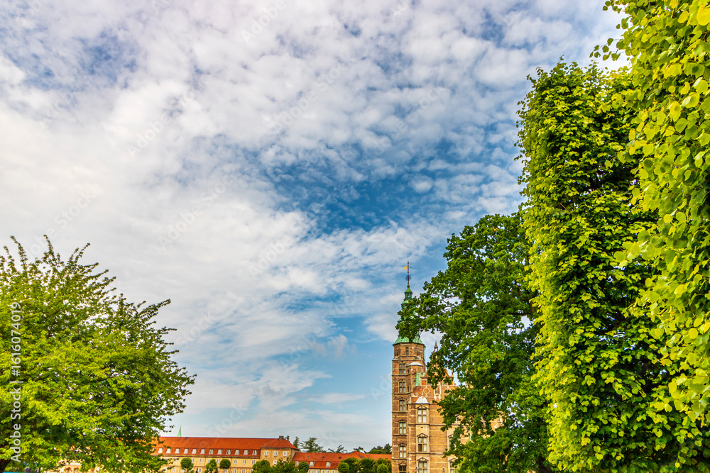 Obraz premium Rosenborg Castle, Royal palace at Copenhagen, Denmark