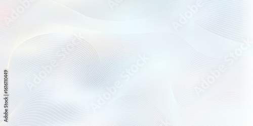 Premium background design with white line pattern (texture) in luxury pastel colour. Abstract horizontal vector template for business banner, formal backdrop, prestigious voucher, luxe invite