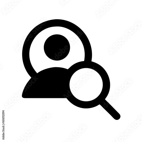 User search icon vector illustration