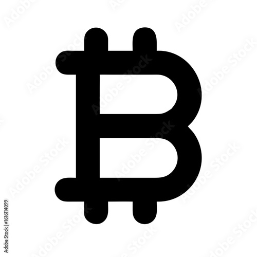 Bitcoin icon vector illustration