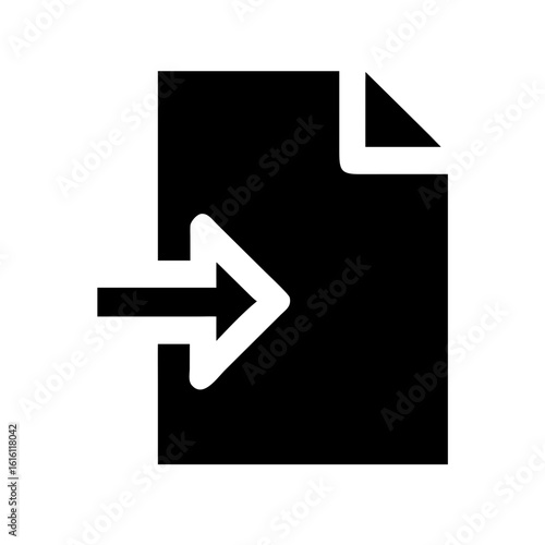 File import icon vector illustration