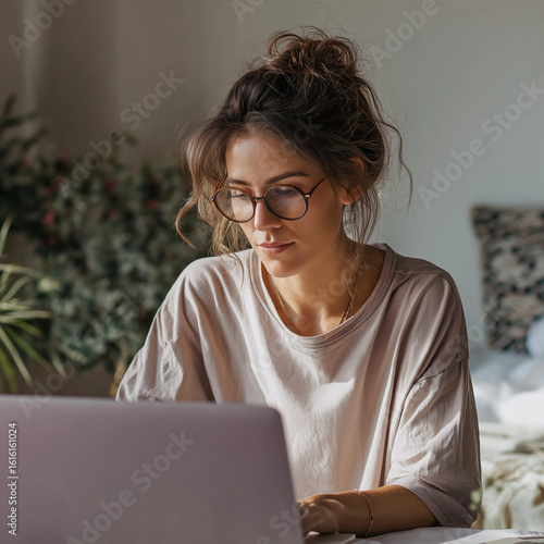 senior woman with laptop